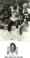 Gene Banks, Autographed and H.S. photo